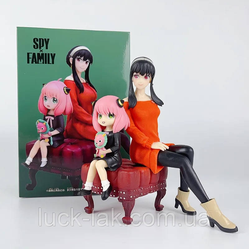 Фігурка аніме Аня та Його на кріслі, з родини Шпіона Spy x Family