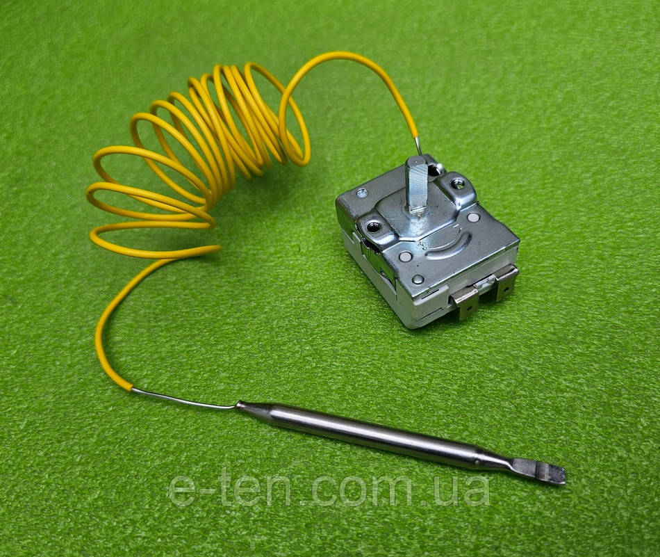 Термостат капілярний tecasa NT-122 DO/1: Tmax = 90°C / 16А / 400V / Hст=16мм / L=160см (2 контакти)  Іспанія