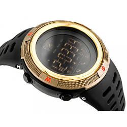 Спортивний розумний годинник Skmei Smart 1250 золотий 50 m водонепроникний (5АТМ)