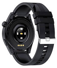 Смарт годинник Smart Watch XO-W3Pro+ розумний годинник спортивний чоловічий Bluetooth Call Track HeartRate Чорний, фото 4