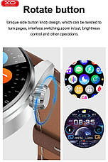 Смарт годинник Smart Watch XO-W3Pro+ розумний годинник спортивний чоловічий Bluetooth Call Track HeartRate Чорний, фото 6
