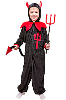 Детский маскарадный костюм на праздник Чертёнок (мальчик) чёрный