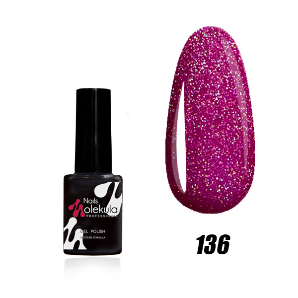 Гель-лак Nails Molekula 6 мл № 136