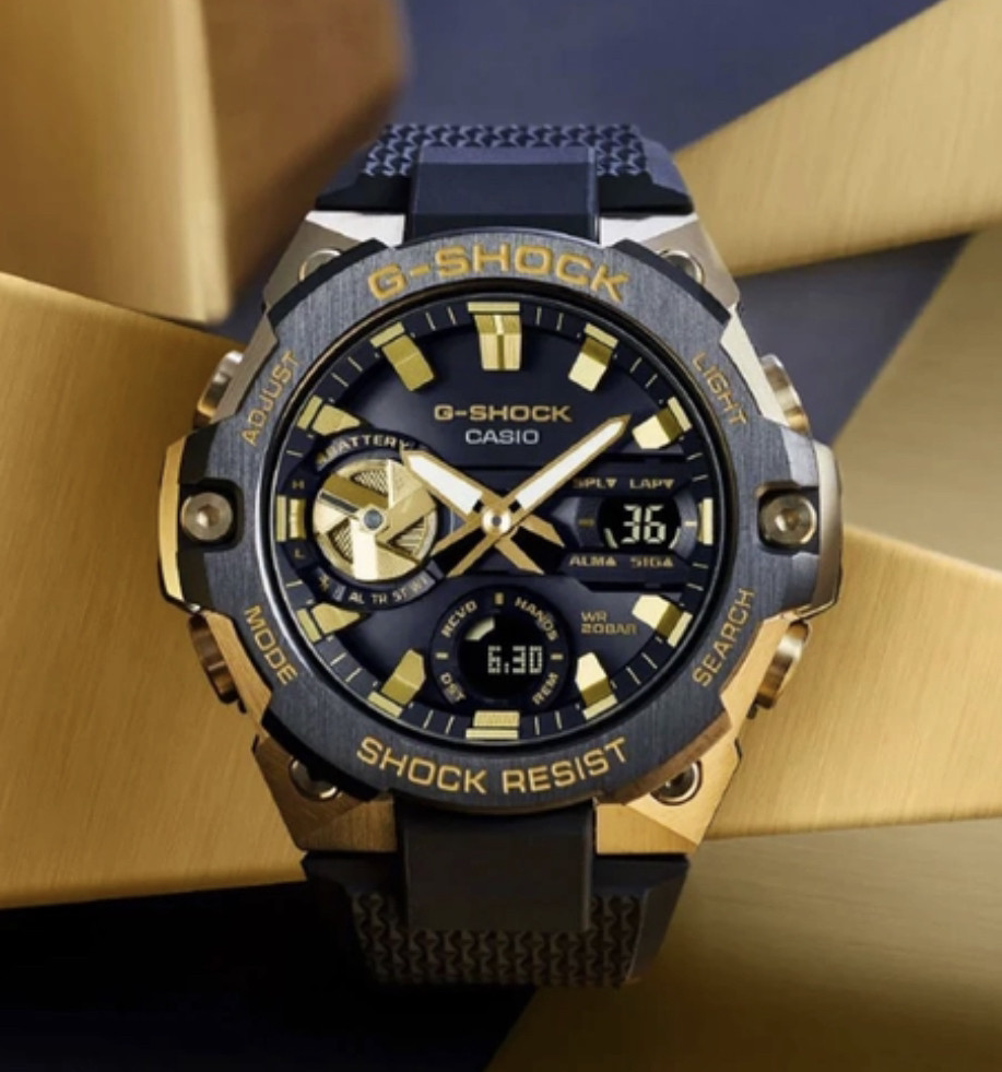Годинник Casio G-Shock GST-B400GB-1AER Bluetooth G-Steel Carbon Core Guard