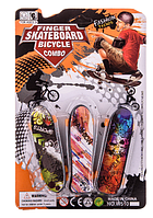 Іграшка "Фінгерборд", 3 шт, мікс, Мини скейт "Фингерборд", фото 2