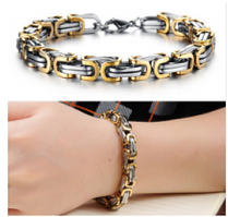 Унісекс Браслет steel rage сталь 316L позолота 18 до розміру 4*18 мм