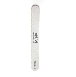 Пилка для нігтів пряма Anvi 180/240 Бежева