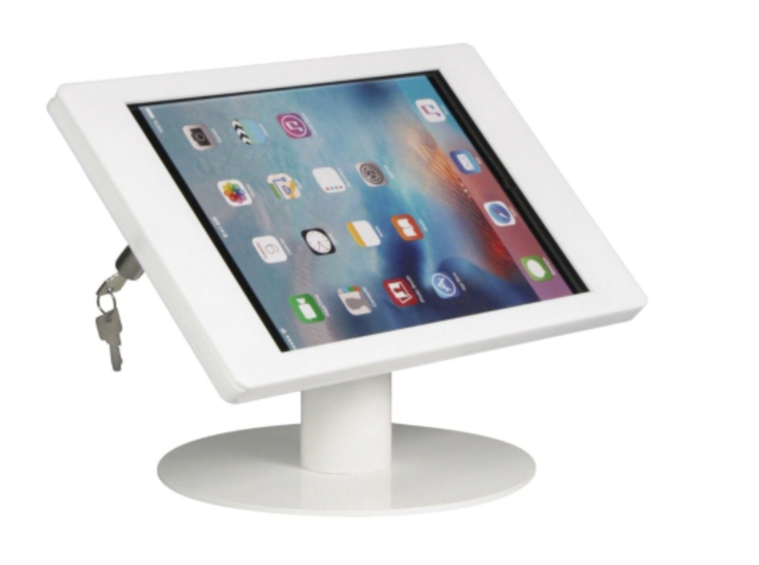 Підставка для POS-планшета iPad 9,7/10,5 виставка стенд металевий корпус із замком настільна настінна