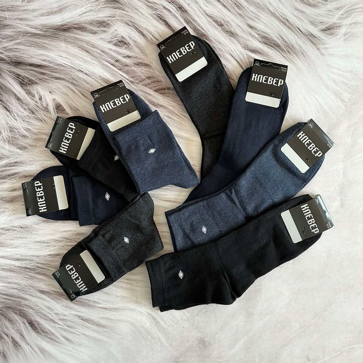 Шкарпетки чоловічі демісезонні ТМ Клевер 41-45р, фото 1