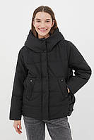 Демисезонная женская куртка oversize Finn Flare B21-12062-200 черная S