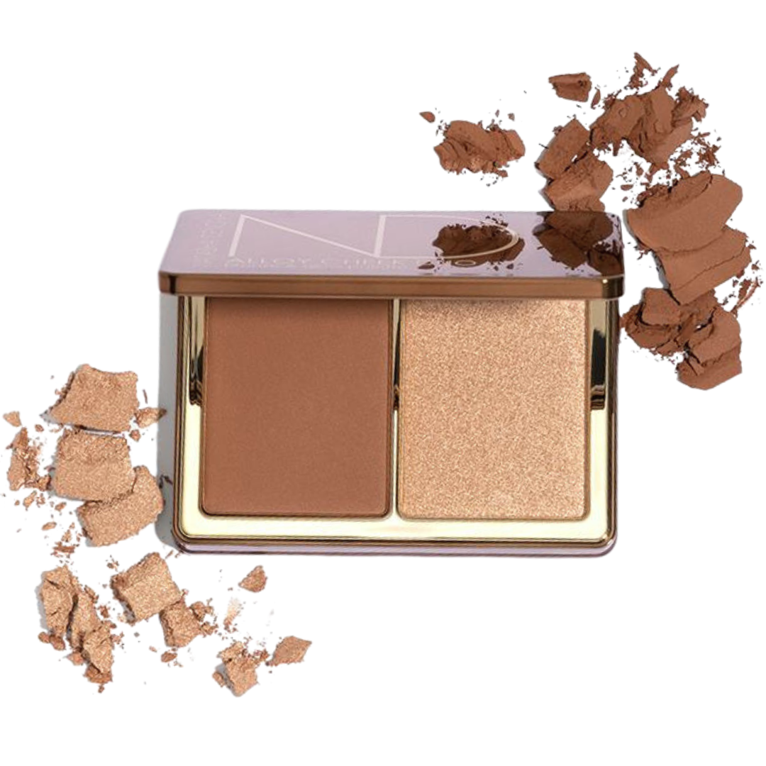 Палітра хайлайтер + бронзер Natasha Denona Alloy Cheek Duo Bronze & Glow Palette 20 г