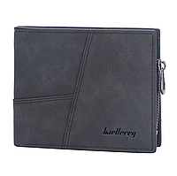 Гаманець горизонтальний з монетницею Baellerry Графіт (w016-1)