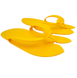 Тапочки-в&apos;єтнамки, жовті, 12 пар