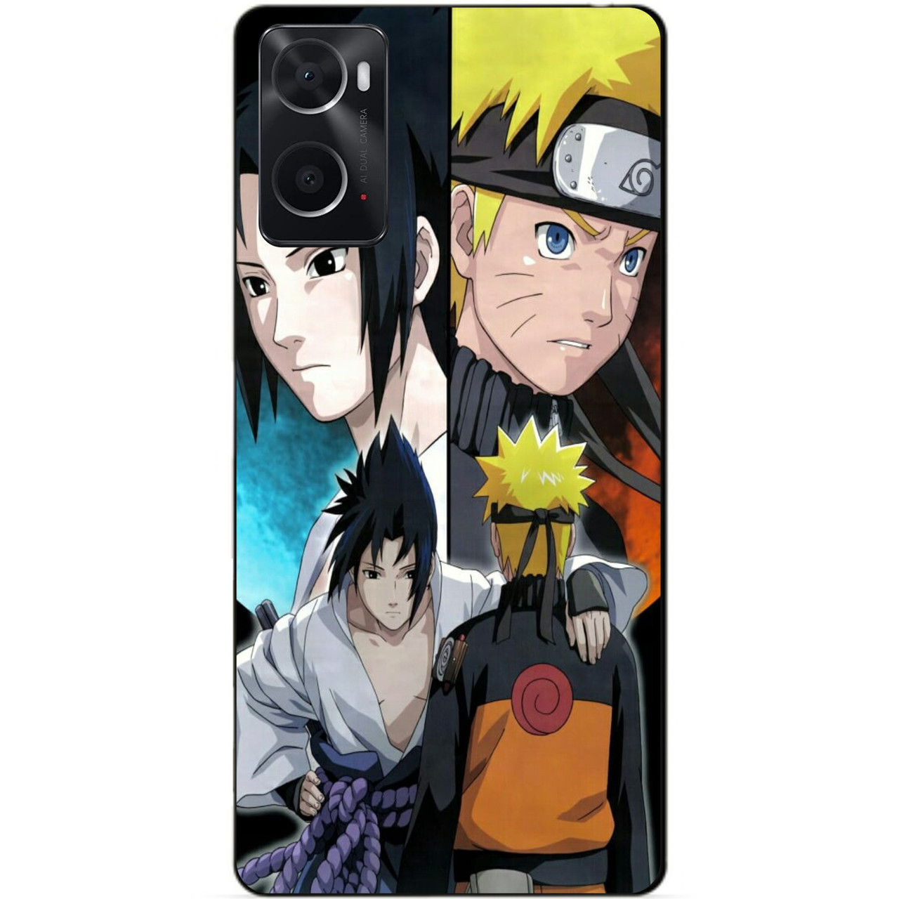 Силіконовий бампер чохол для Oppo A76/A96 з малюнком Наруто Узумакі Naruto