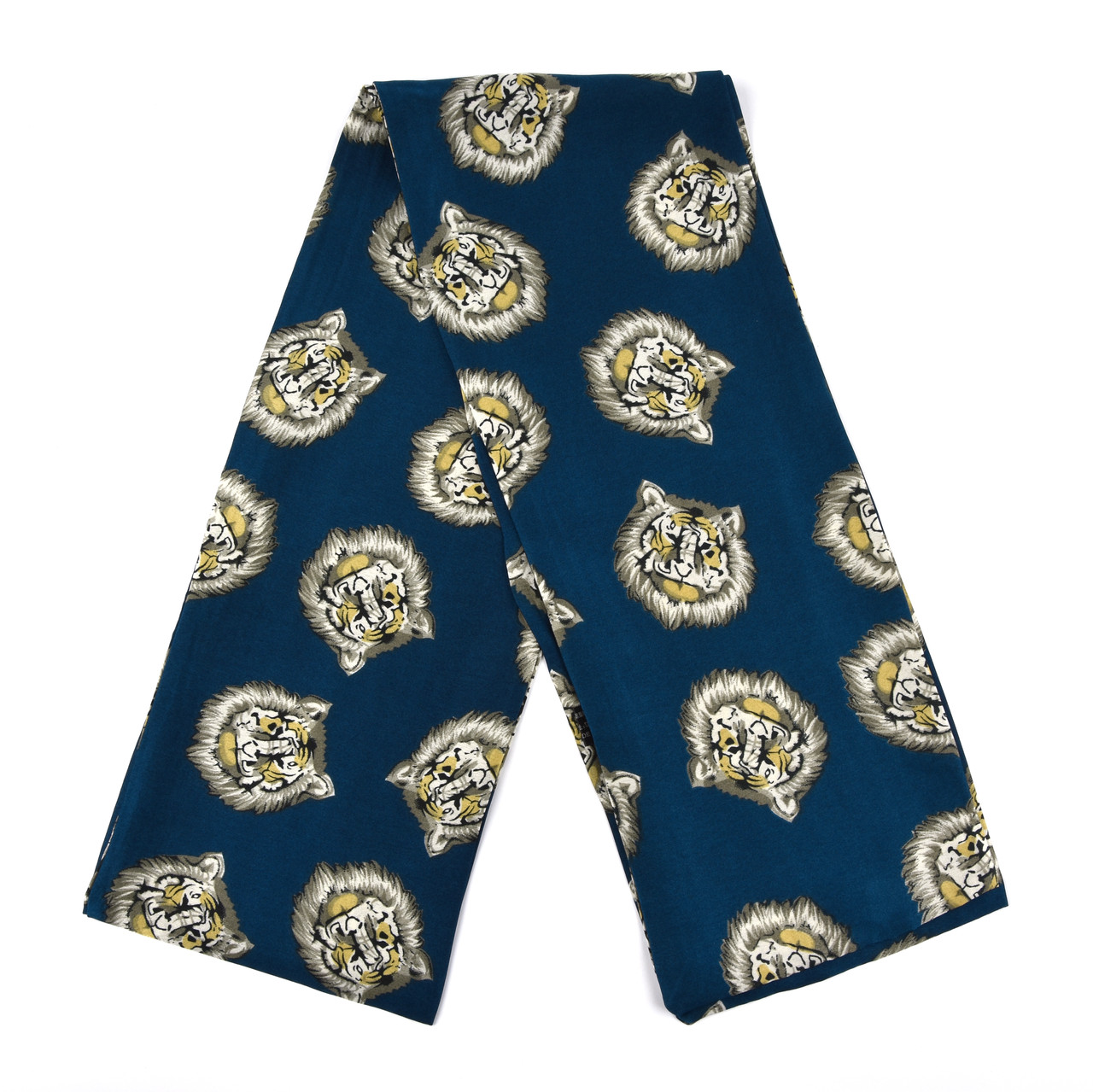 Шарф жіночий No81 весна осінь тканина поліестер із відчуттям шовку тваринний принт розмір 114х14 см - фото 1 - id-p1932932669