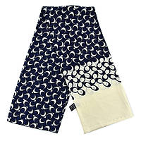 Шарф жіночий No83 весна осінь тканина поліестер із відчуття шовку принт абстракція розмір 114х15 см