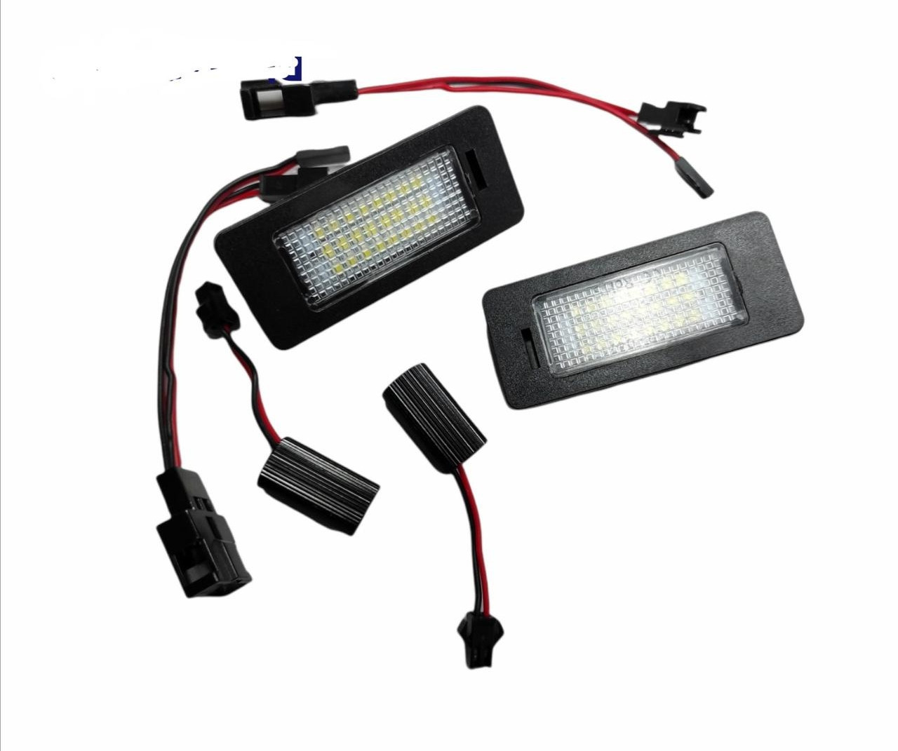 Audi Q3 - лампи підсвічування номерного знака LED 2 шт комплект, Ауді К'ю 3, фото 1