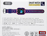 Дитячий смарт-годинник Smart Watch Kids XO-H100 з камерою GPS-трекер Рожевий, фото 10