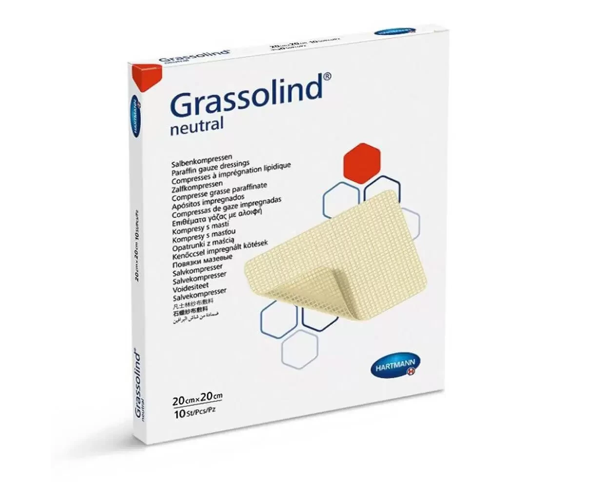Пов'язка атравматична мазева Grassolind Neutral 20 Х 20 см 1 шт