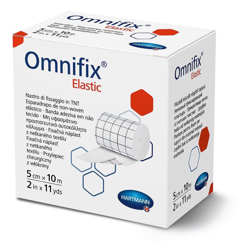 Пластир фіксуючий Omnifix Elastic 5см х 10м на нетканій основі