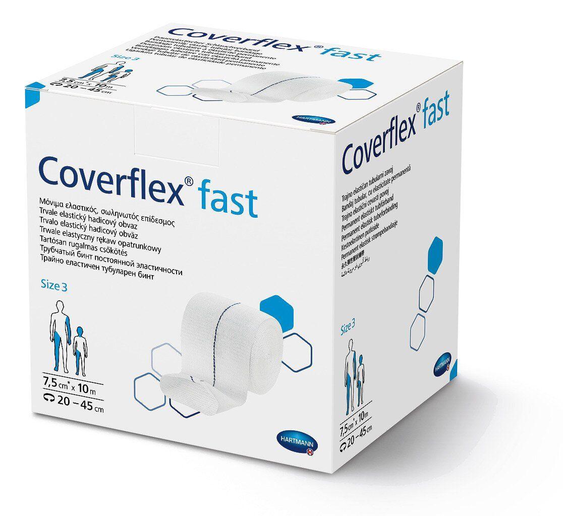 Постійно еластичний трубчастий бинт Coverflex® fast / Коверфлекс фаст Розмір 3 7,5cм x 10м, фото 1