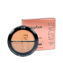 Рум'яна для обличчя TopFace Instyle Blush On подвійні РТ353 № 01