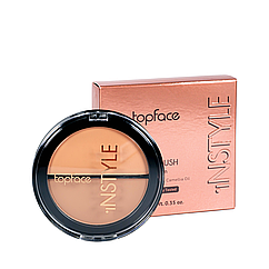Рум'яна TopFace Instyle Blush On подвійні компактні РТ353 № 01
