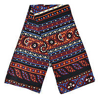 Шарф жіночий No76 весна осінь тканина поліестер із відчуттям шовку принт етнічний розмір 114х15 см