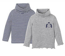 Дитячі водолазки Lupilu на дівчинку (набір) - р.86-92