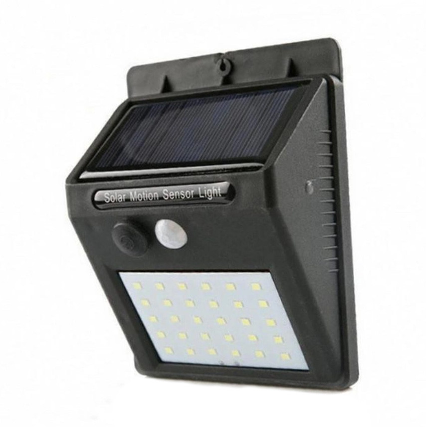 Настінний вуличний світильник Solar motion sensor Light сонячна батарея, датчик руху, фото 1