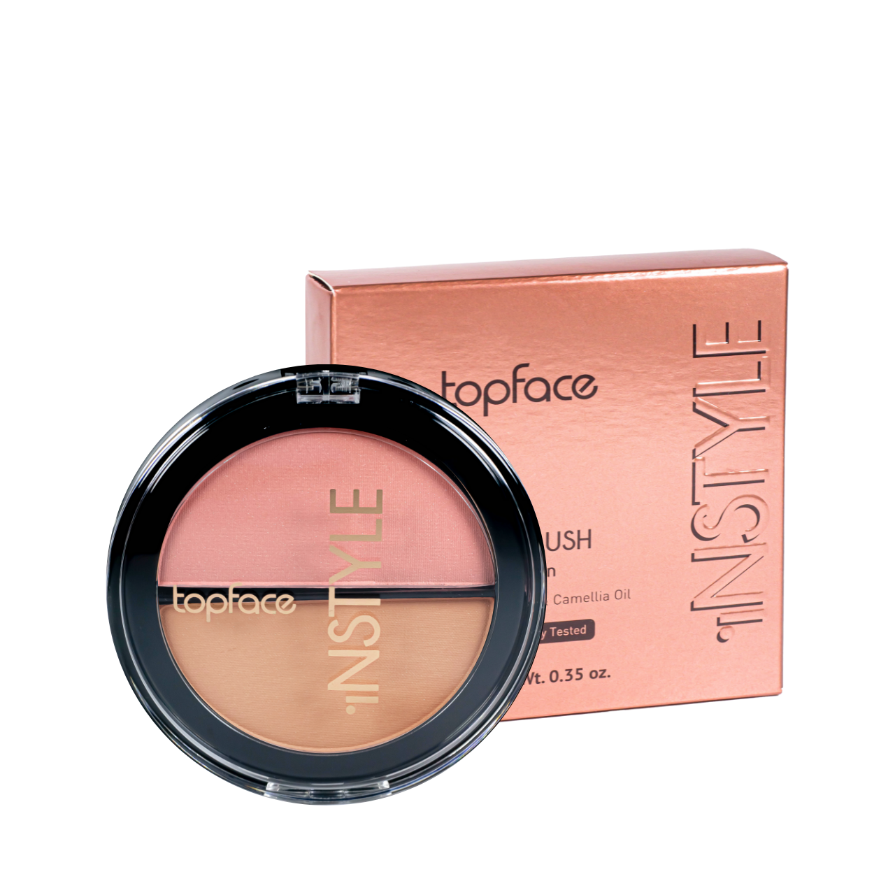 Рум'яна для обличчя TopFace Instyle Blush On подвійні РТ353 № 04