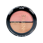 Рум'яна для обличчя TopFace Instyle Blush On подвійні РТ353 № 04, фото 3