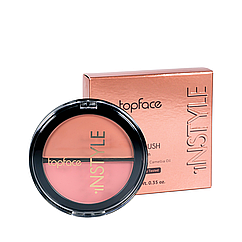 Рум'яна для обличчя TopFace Instyle Blush On подвійні РТ353 № 06