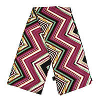 Шарф жіночий No73 весна осінь тканина поліестер із відчуття шовку абстрактний принт розмір 114х15 см