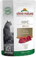 Вологий корм для кішок Almo Nature HFC Cat Jelly тунець, 55 г