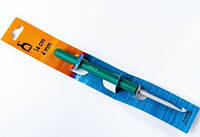 Крючок Pony (Пони, Индия) алюминиевый с ручкой 14 см 4,5 мм для ручного вязания (46605)