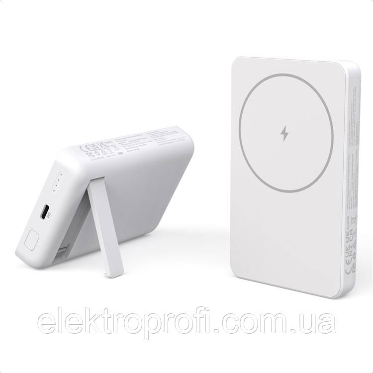 Бездротовий магнітний зовнішній акумулятор Choetech B651W 10000mAh, фото 1