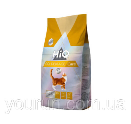 HiQ (Хайкю) Golden Age care - Сухий корм для літніх котів від 10 років і старше 1.8 кг