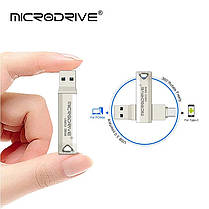Флешка 64 ГБ TypeC - USB 3.0 OTG MICRODRIVE, фото 6