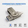 Флешка MICRODRIVE 128 ГБ Lightning - USB 3.0 OTG, фото 9