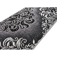 Килим овальний 2х3 сірий вензель Mira 24031/619 Україна, фото 4