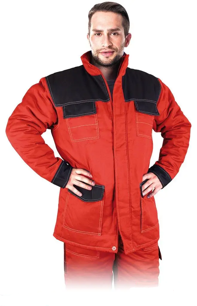 Куртка робоча утеплена червона REIS Польща (робоча зимовий одяг) MMWJL