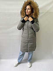 ЗИМОВА ЖІНОЧА КУРТКА З ЄНОТОМ