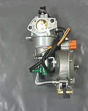 Карбюратор з газовим редуктором для генератора 4-7 кВт під вакуумну заслінку