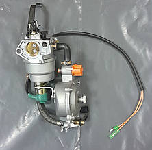 Карбюратор під важільну заслінку комбінований газ-бензин бензинового двигуна 177F/188f/190f/192f