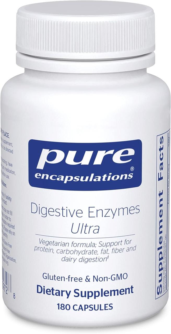 Pure Encapsulations Digestive Enzymes Ultra/Вегетаріанські травні ферменти 180 капсул