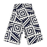 Шарф жіночий No64 весна осінь тканина поліестер із відчуттям шовку абстрактний принт розмір 114х15 см