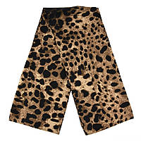 Шарф жіночий No63 весна осінь тканина поліестер із відчуттям шовку леопардовий принт розмір 114х15 см