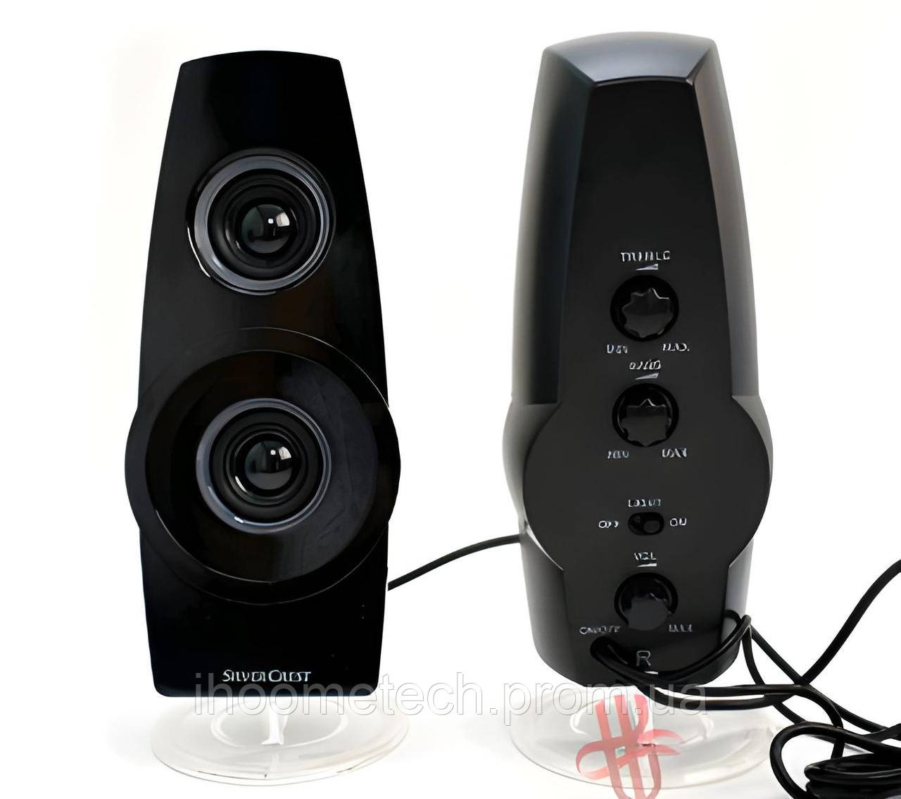 Колонки для телефона проводные Silver Crest SLB 1.2 E3 Акустические проводные  колонки (2х0,6 Вт RMS) (ID#1932984555), цена: 774 ?, купить на Prom.ua