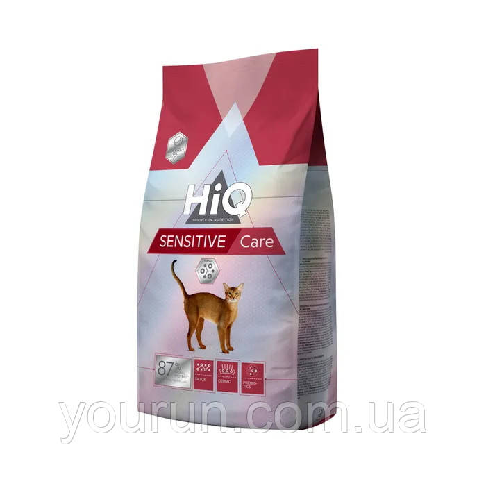 HiQ (Хайкю) Sensitive care — Сухий корм для дорослих кішок із чутливим травленням